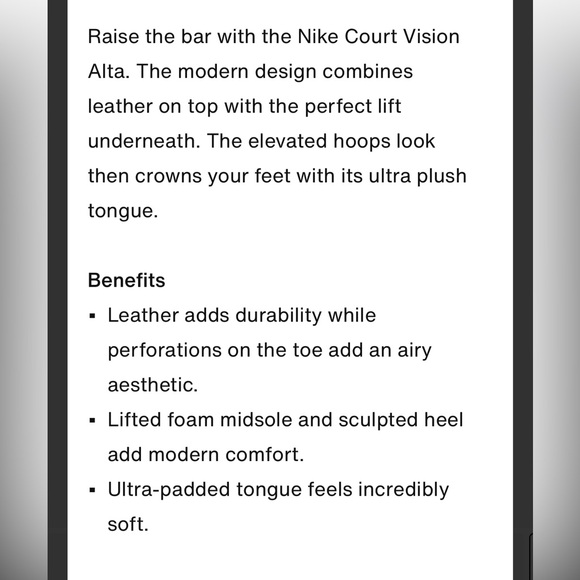 Nike Court Vision Alta - Picture 9 of 9